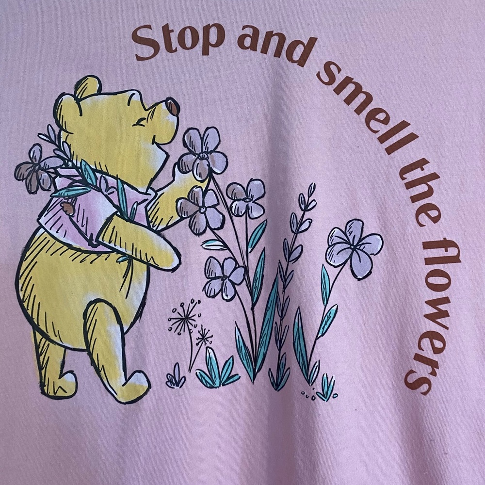 Disney Winnie the Pooh Pink T-Shirt; size: Medium - Picture 2 of 6